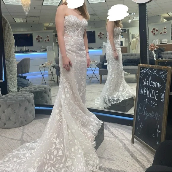 MAGGIE SOTTERO FAIRCHILD DRESS NO SLEEVES - Picture 1 of 9